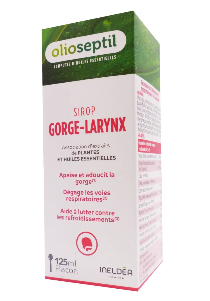 OLIOSEPTIL GORGE LARYNX SIROP 125 ML 2 olioseptil sirop gorge larynx