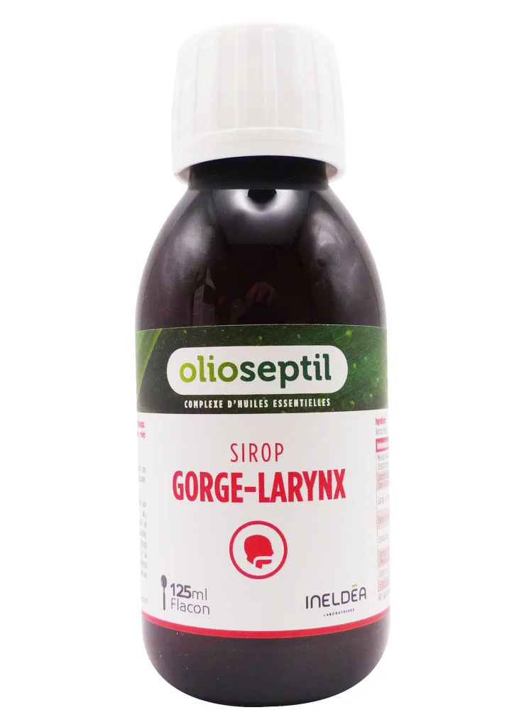 OLIOSEPTIL GORGE LARYNX SIROP 125 ML 3 olioseptil sirop gorge larynx flacon