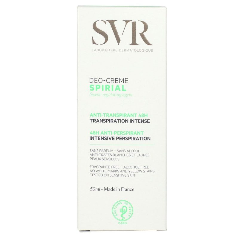 SVR Spirial Déo-crème anti-transpirant intense 48h 50 ml