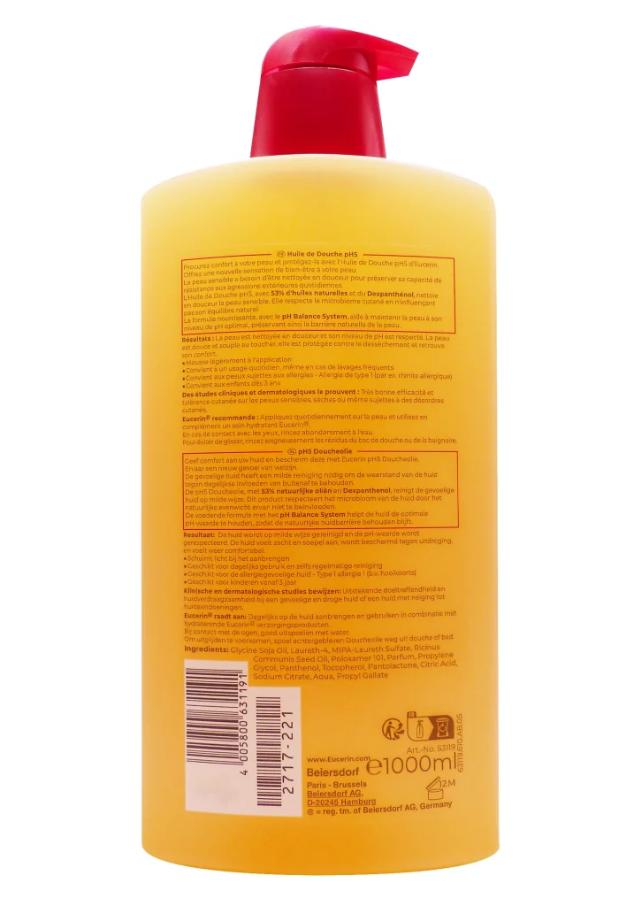 dos eucerin 1Lhuille de douche