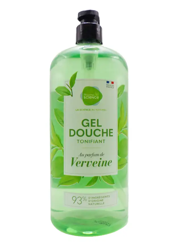 gel douche verveine 1L pharmascience