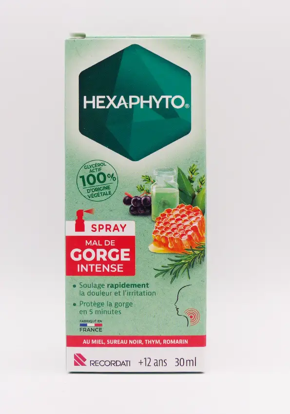 Hexaphyto spray mal de gorge intense 30 mL