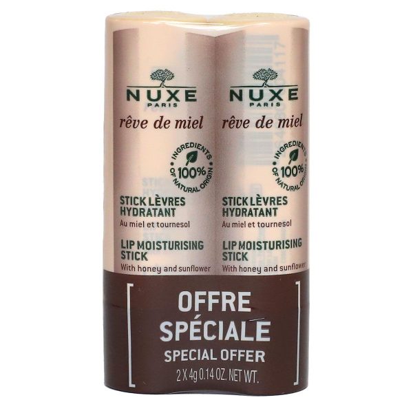 NUXE REVE DE MIEL DUO STICK 2X4G