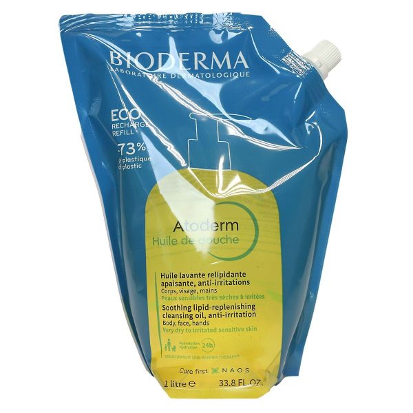 Bioderma Atoderm huile de douche recharge 1 litre