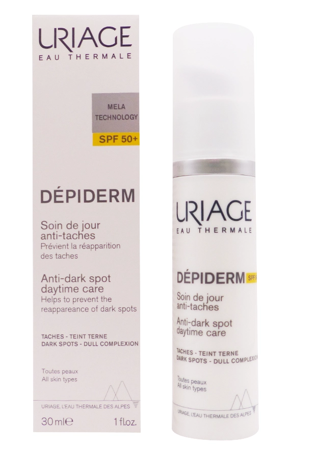 URIAGE DEPIDERM SOIN DE JOUR ANTI-TACHES SPF50+ 30ML 11 depiderm uriage spf 50+