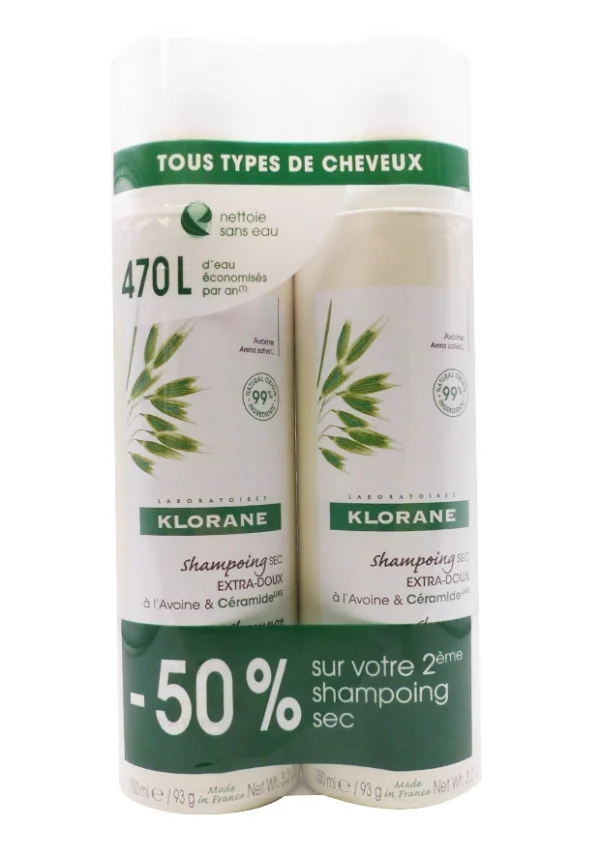 klorane shampoing sec lot