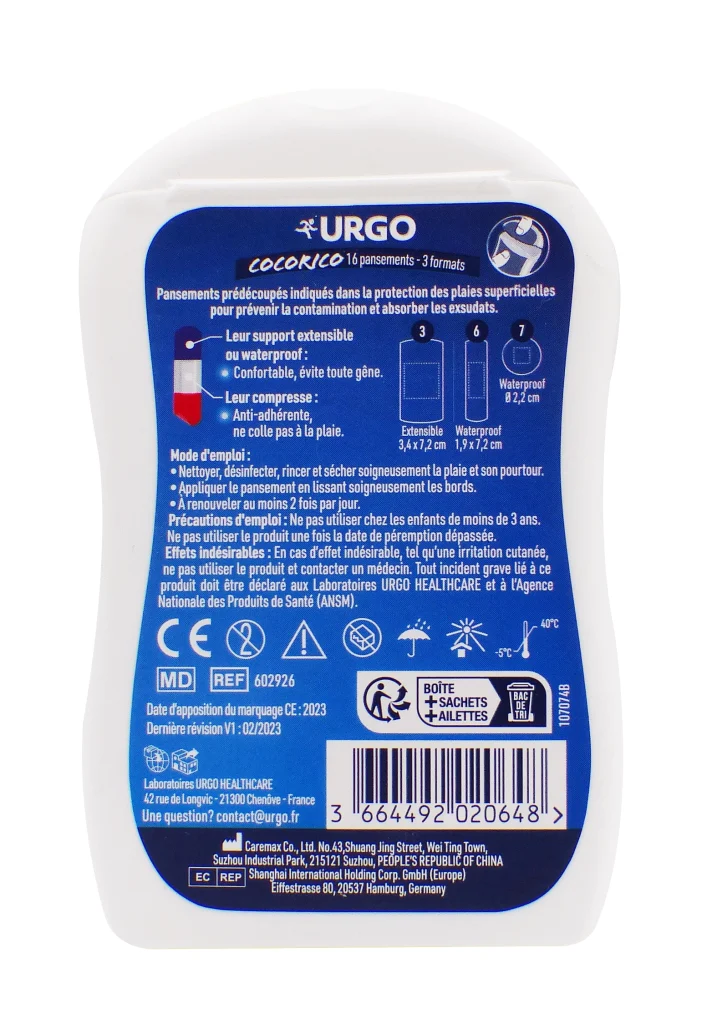urgo dos pansements supporter