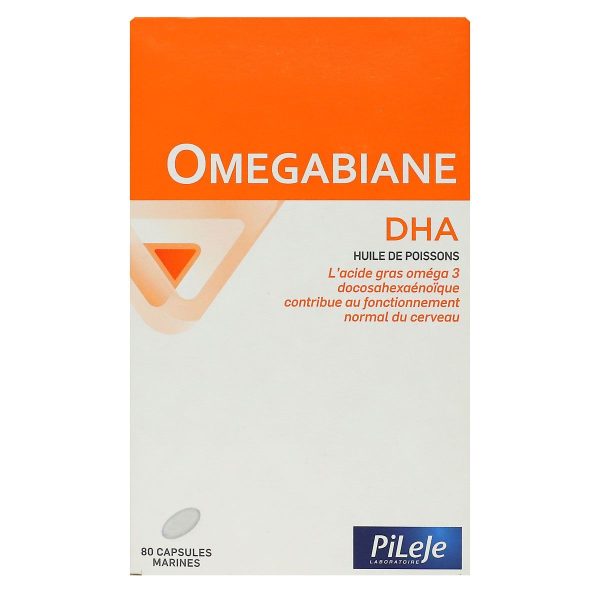 Pileje Omegabiane DHA 80 capsules