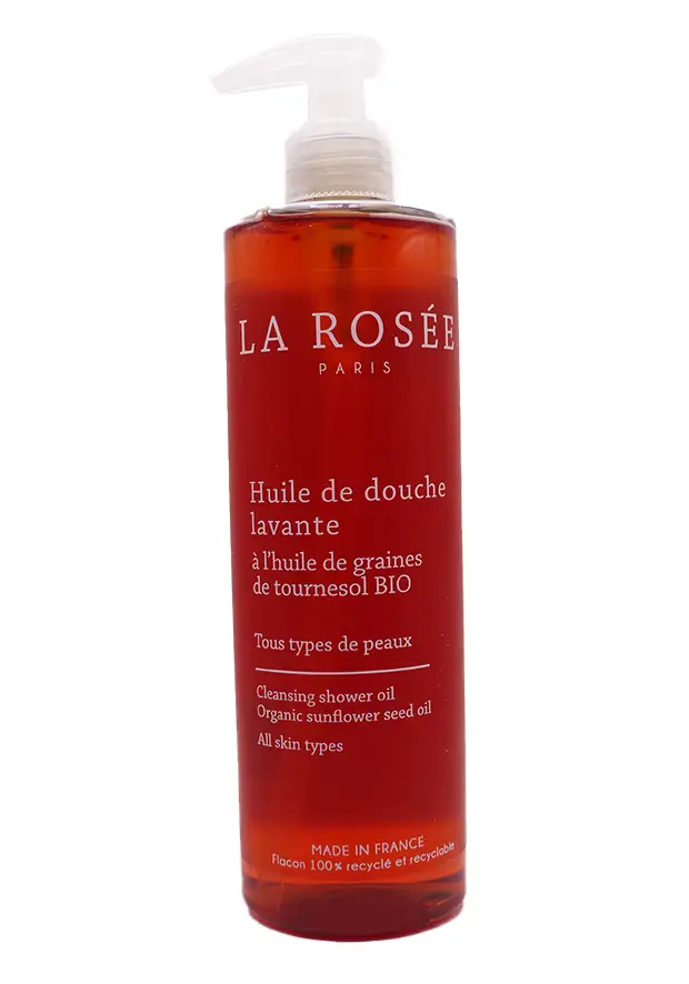 Huile de douche La rosee flacon pompe