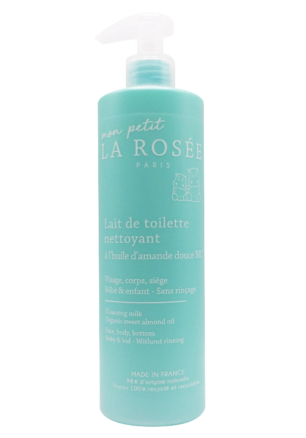 lait de toilette nettoyant la rosée