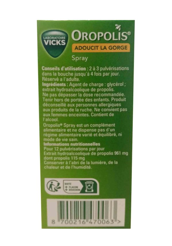 VICKS OROPOLIS SPRAY GORGE 20ML