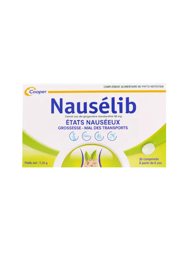 nausélib états nauséeux 30 comprimés