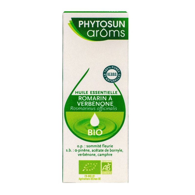 PHYTOSUN ARÔMS HUILE ESSENTIELLE ROMARIN A VERBENONE BIO 5ML