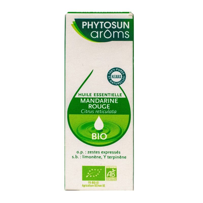 PHYTOSUN ARÔMS HUILE ESSENTIELLE MANDARINE ROUGE BIO 10ML