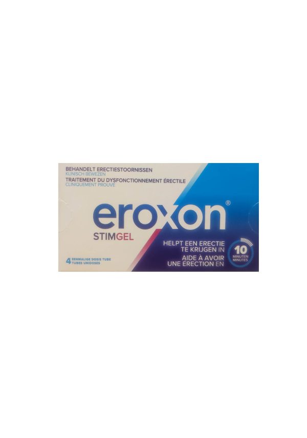 EROXON Gel stimulant en unidoses boite de 4 en cas de dysfonctionnement érectile