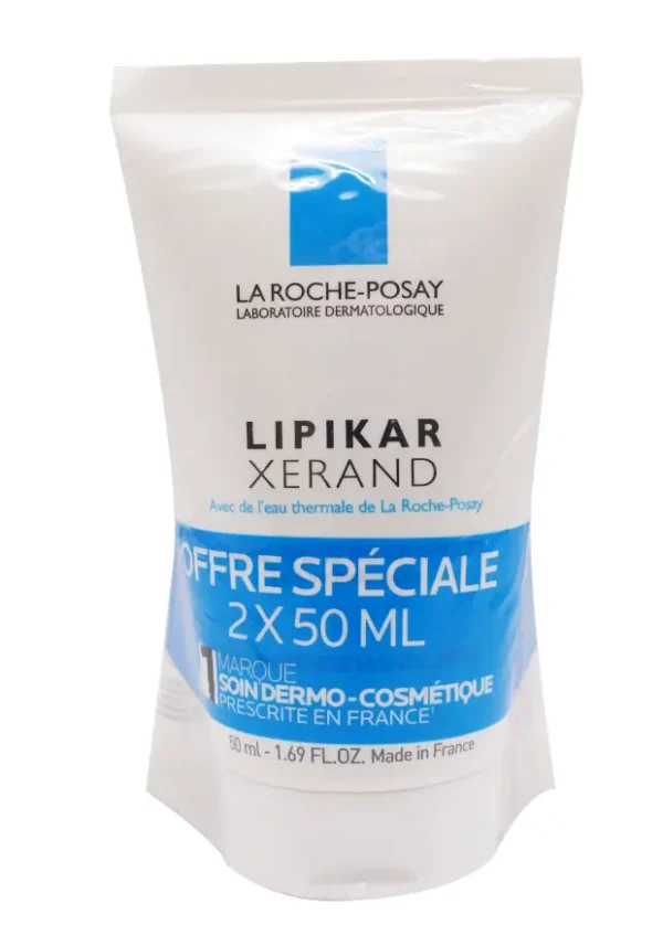 La roche posay creme main lipikar lot de 2x50 mL