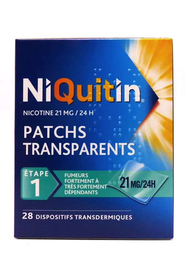 Niquitin 21mg 24h 28 dispositifs transdermiques