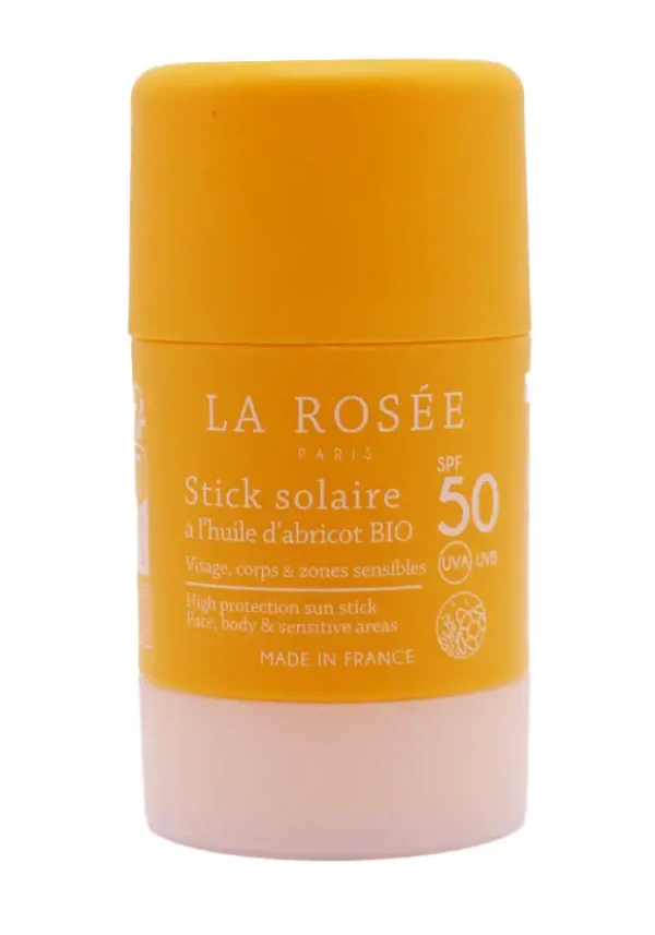 la rosee stick solaire 50+ à l'huile d'abricot