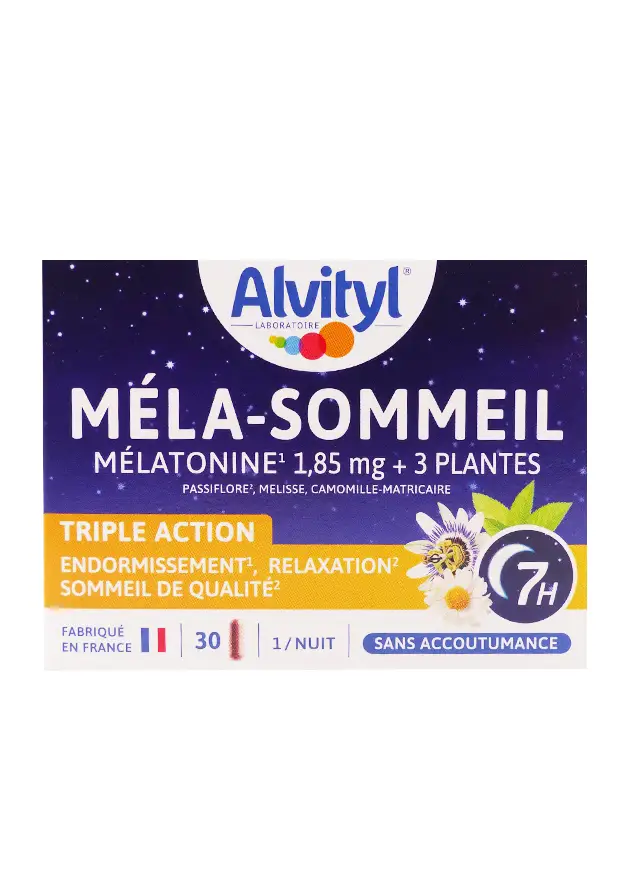 méla sommeil triple action sans accoutumance 30 gélules