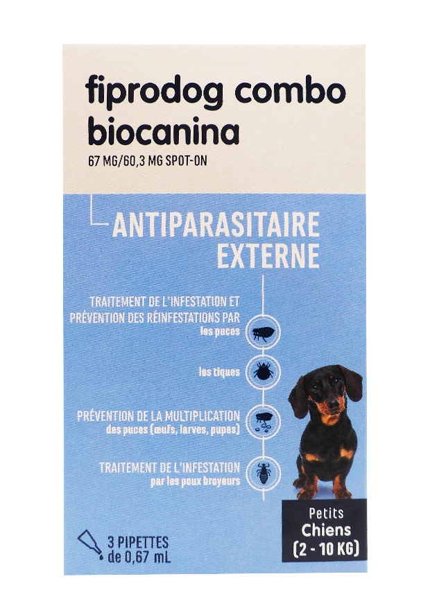 fiprodog combo petits chiens biocanina