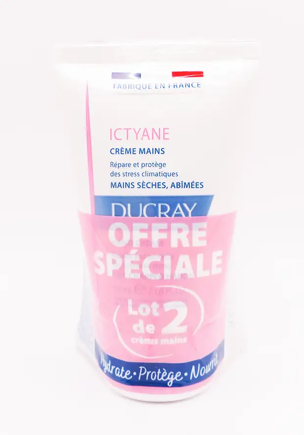 Ducray ictyane creme mains lot de 2