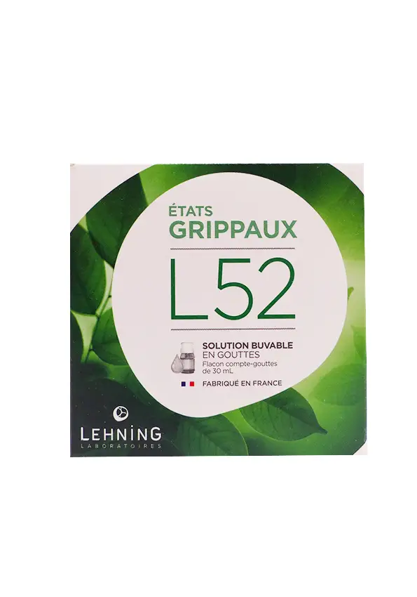 L52 états grippaux solution buvable 30 mL