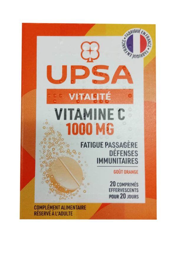 UPSA Vitalité Vitamine C 1000 Effervescent 20 comprimés