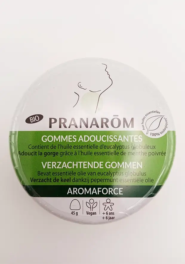 Gommes adoucissantes bio aromaforce pranarom