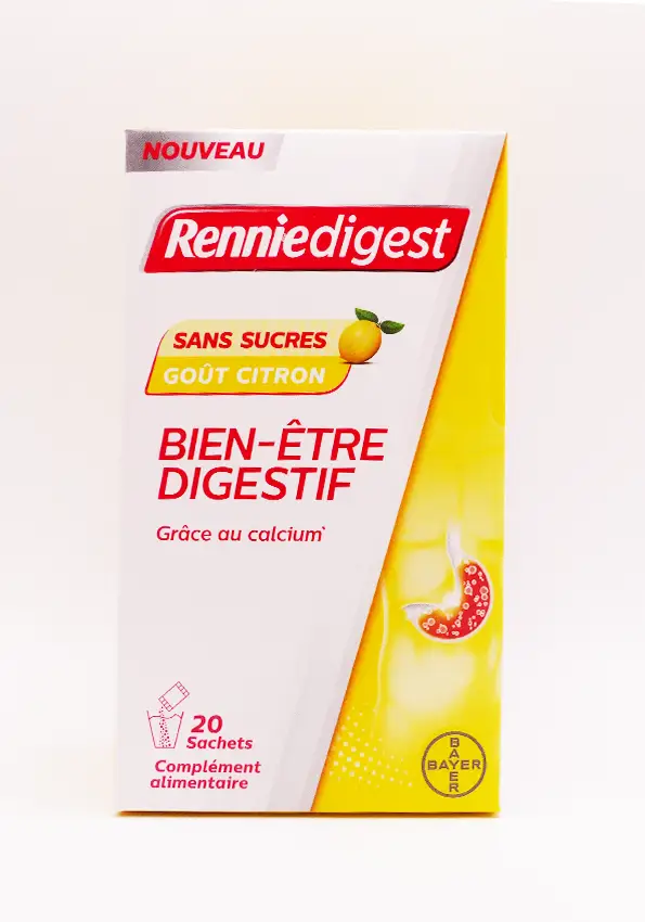 renniedigest sans sucre citron 20 sachets