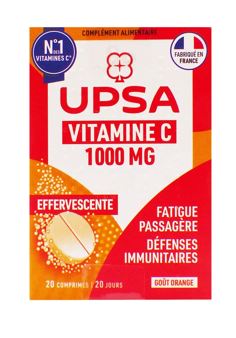 upsa vitamine c 1000 mg effervescente 20 comprimés