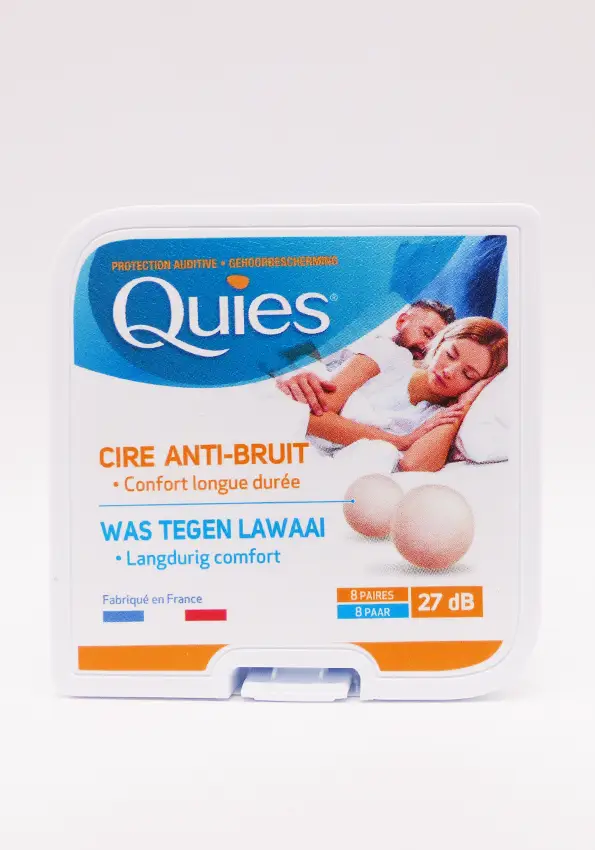 Quies cire anti bruit 8 paires 27 dB