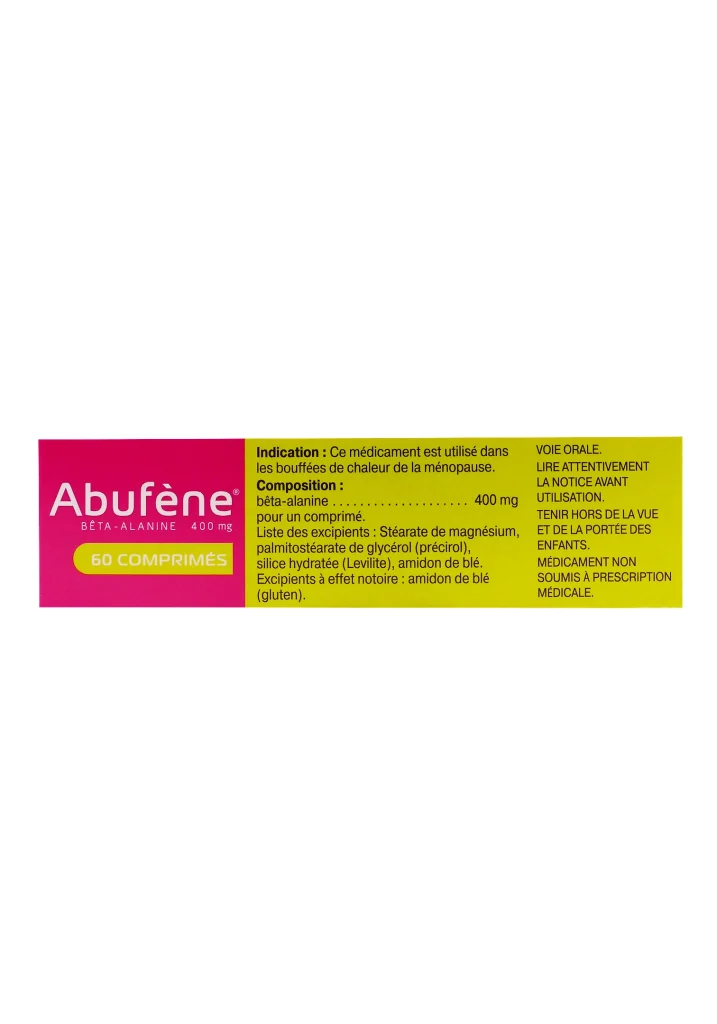 ABUFENE 400 MG Bouffées de chaleur ménopause 3 abufene cote 1