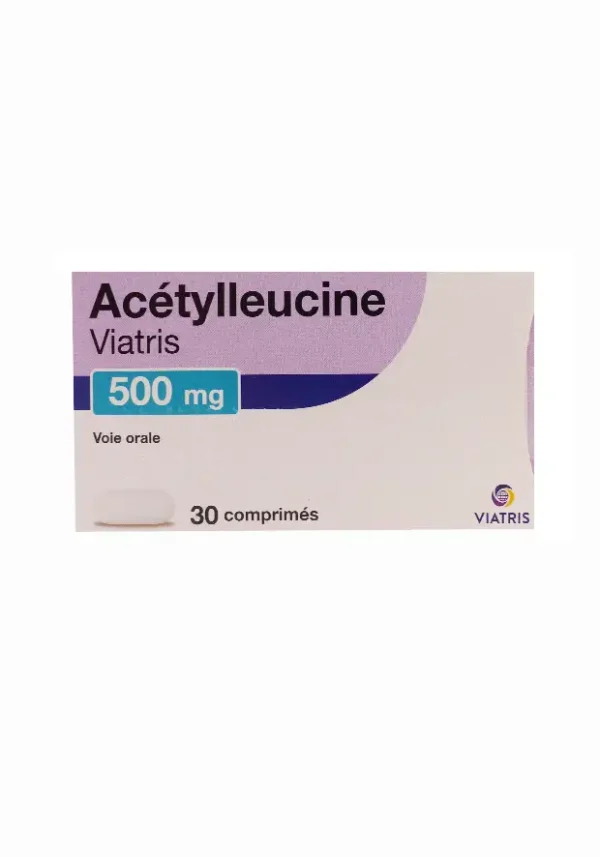 Ecétylleucine 500mg 30 comprimés