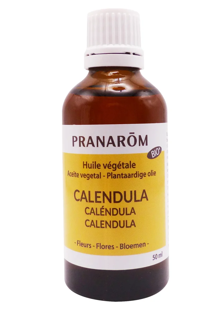 HUILE VEGETALE AU CALENDULA 50ML PRANAROM 3 calendula
