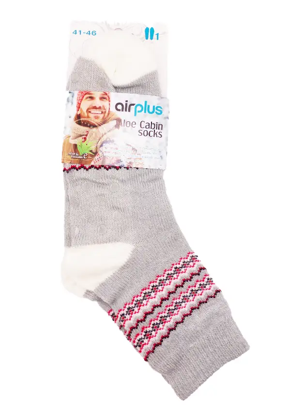 chaussettes airplus homme 41-46 grises