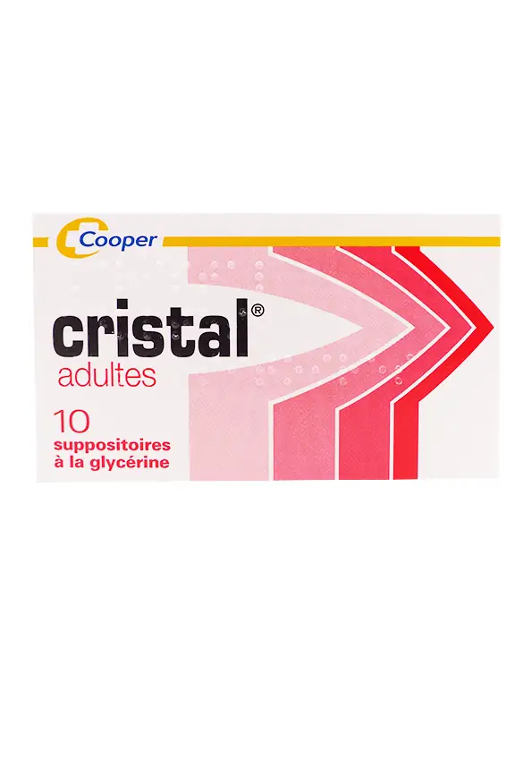 cristal adultes 10 suppositoires cooper