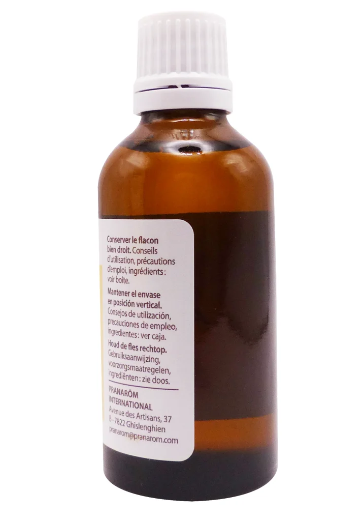 HUILE VEGETALE D'AMANDE DOUCE 50ML PRANAROM 4 dos huile