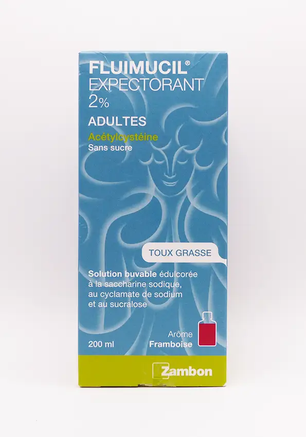 fluimucil expectorant 2% sans sucre sirop adultes