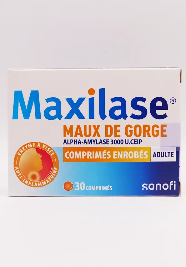 Maxilase maux de gorge 30 comprimés enrobés