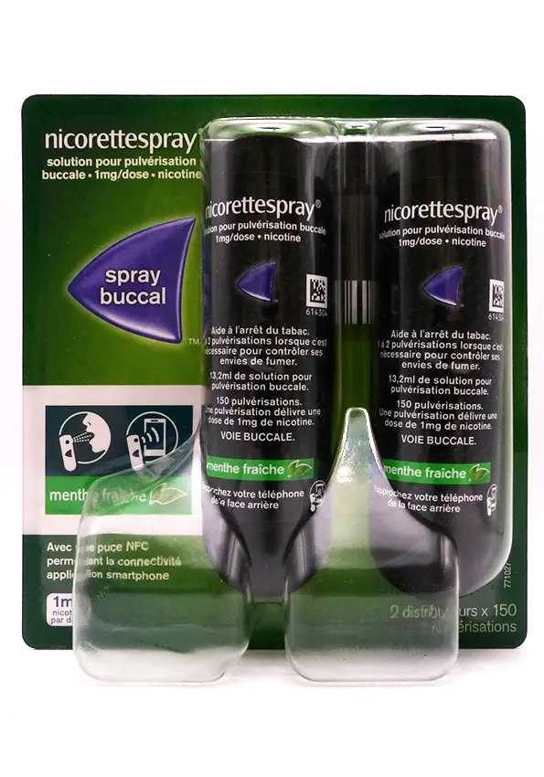 nicorettespray 1mg solution pour pulvérisation buccale