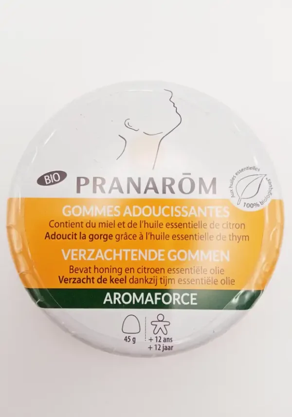 gommes adoucissantes miel citron bio aromaforce pranarom