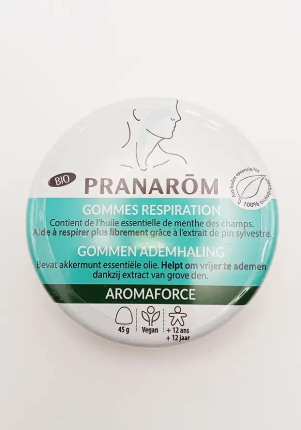 Gommes respiration bio aromaforce 45g Pranarom