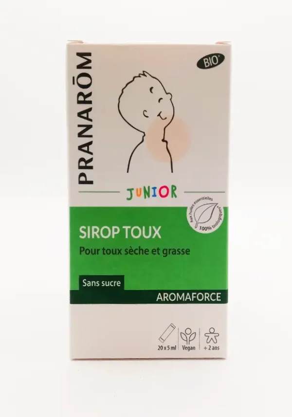 sirop toux junior bio dosettes aromaforce pranarom