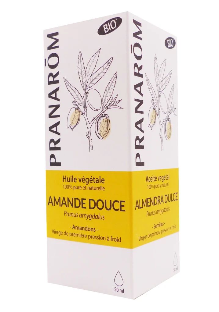 HUILE VEGETALE D'AMANDE DOUCE 50ML PRANAROM 2 pranarom amande douce huile vegetale