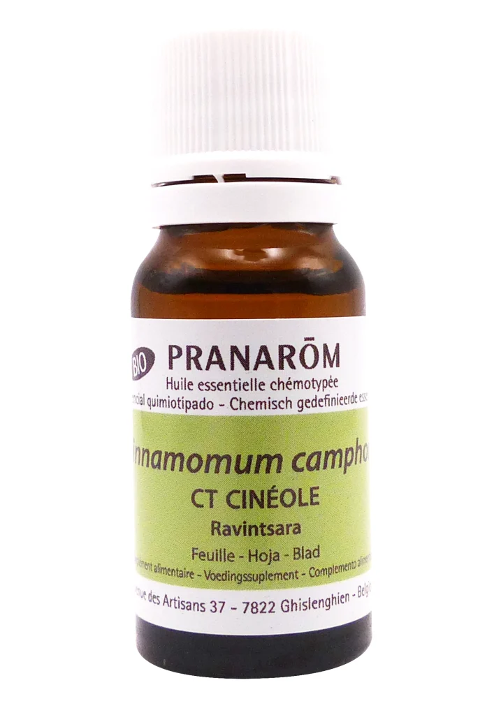 HUILE ESSENTIELLE RAVINTSARA 10ML PRANAROM 3 pranarom flacon ravintsara