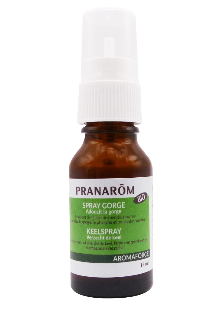 SPRAY GORGE AROMAFORCE 15ML PRANAROM 4 pranarom spray gorge