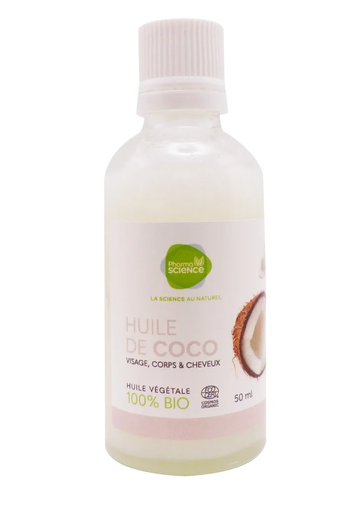 PHARMASC HUILE VEGETALE DE COCO 50ML 3 huile de coco flacon