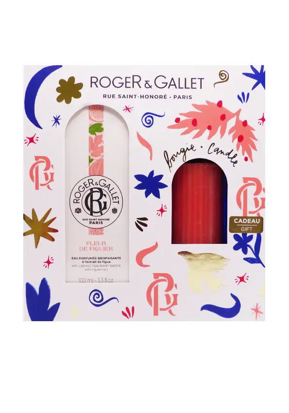 roger et gallet coffret fleur de figuier bougie