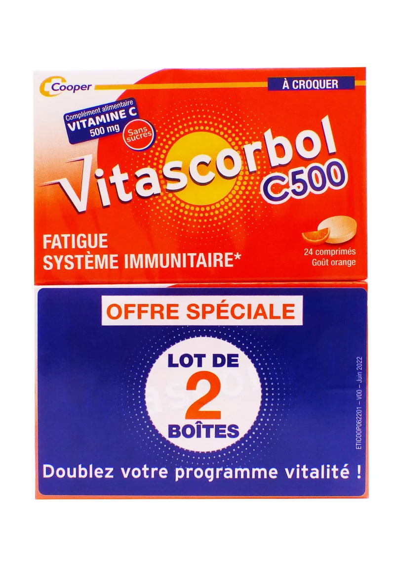 vitascorbol c500 lot de 2