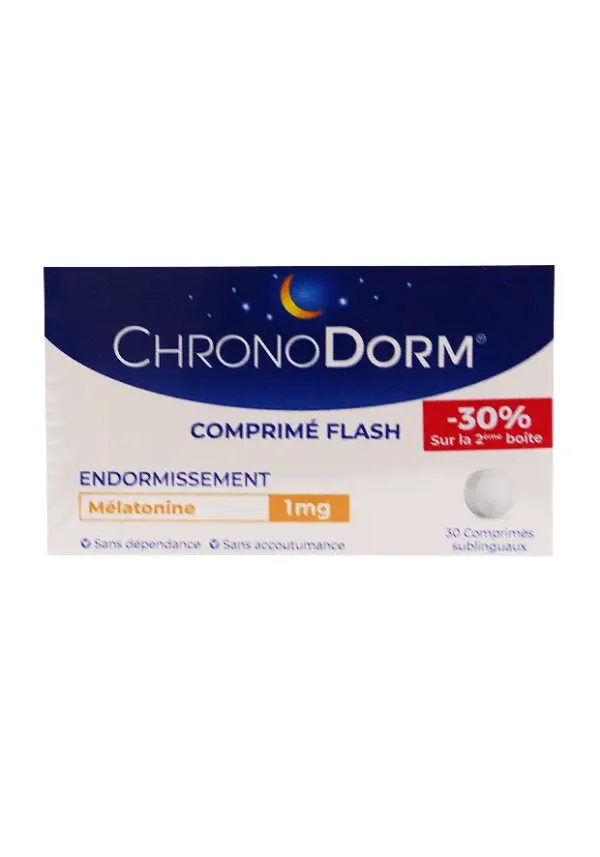 chronodorm 30 comprimés flash 1 mg